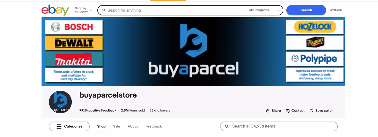 buyaparcel ebay reputation