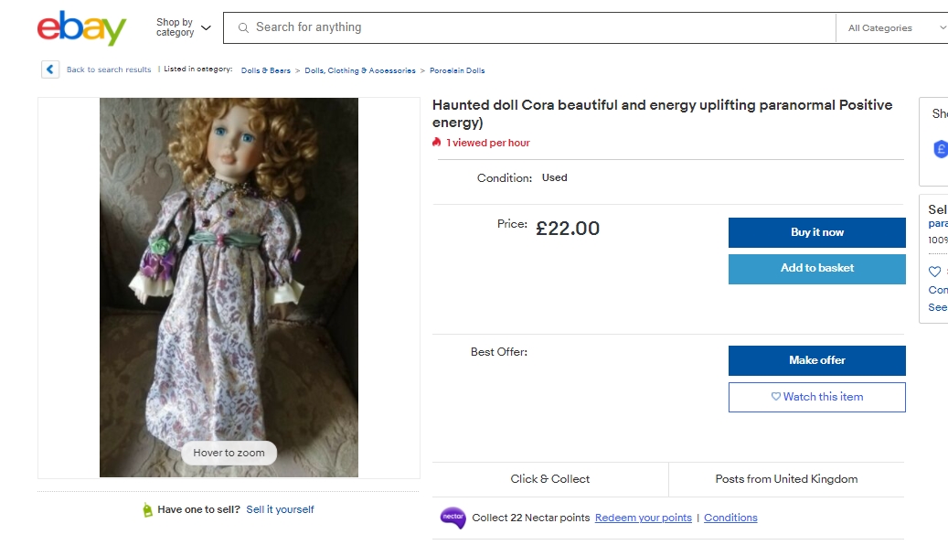The most haunted items ever sold on eBay AdLister