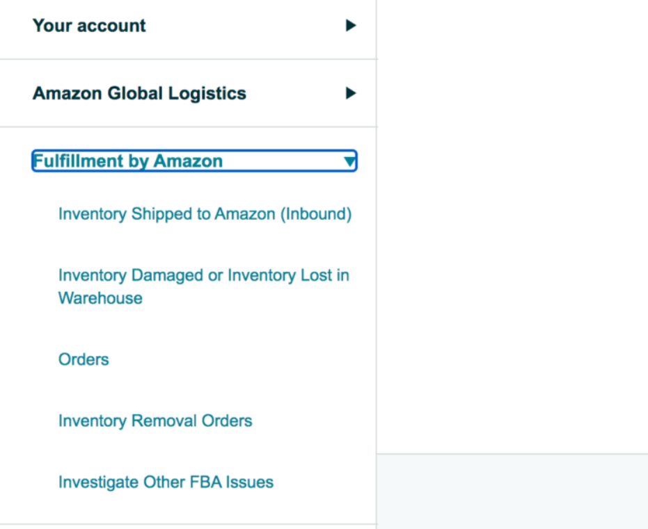 Fulfilment by Amazon, seller support